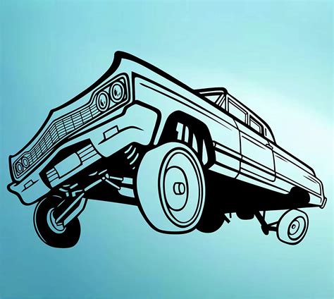 Follow the vibe and change your wallpaper every day!. . Easy lowrider drawings